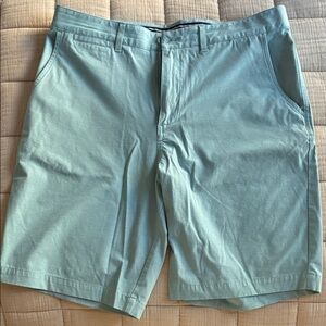 johnnie-O Seafoam Green Flat Front Shorts